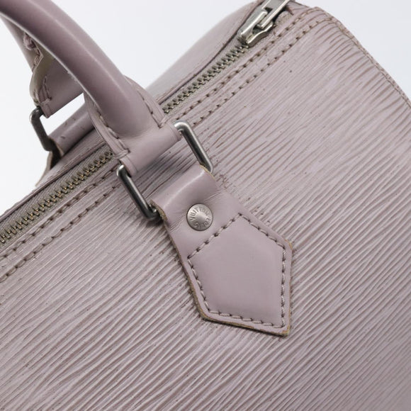 LOUIS VUITTON Epi Speedy 25 Hand Bag Gray Lilac M4301B LV Auth 199172A