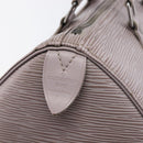 LOUIS VUITTON Epi Speedy 25 Hand Bag Gray Lilac M4301B LV Auth 199172A-19