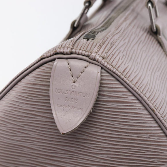 LOUIS VUITTON Epi Speedy 25 Hand Bag Gray Lilac M4301B LV Auth 199172A