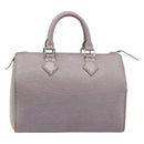 LOUIS VUITTON Epi Speedy 25 Hand Bag Gray Lilac M4301B LV Auth 199172A-13