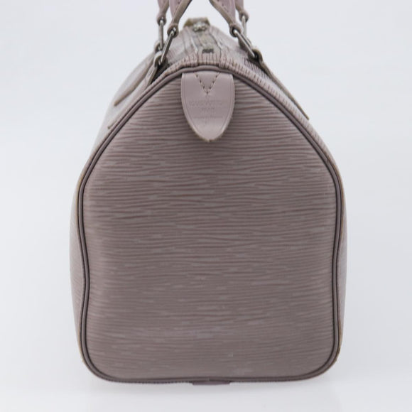 LOUIS VUITTON Epi Speedy 25 Hand Bag Gray Lilac M4301B LV Auth 199172A