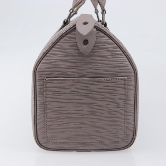 LOUIS VUITTON Epi Speedy 25 Hand Bag Gray Lilac M4301B LV Auth 199172A