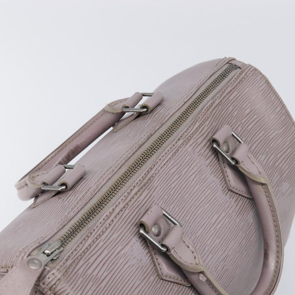 LOUIS VUITTON Epi Speedy 25 Hand Bag Gray Lilac M4301B LV Auth 199172A