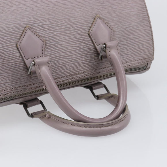 LOUIS VUITTON Epi Speedy 25 Hand Bag Gray Lilac M4301B LV Auth 199172A