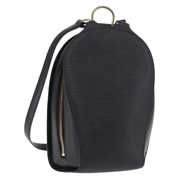 LOUIS VUITTON Epi Mabillon Backpack Black M52232 LV Auth 199173A