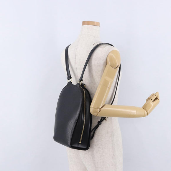 LOUIS VUITTON Epi Mabillon Backpack Black M52232 LV Auth 199173A