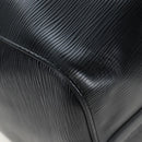 LOUIS VUITTON Epi Keepall 45 Boston Bag Noir M42972 LV Auth 199174V-9