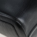 LOUIS VUITTON Epi Keepall 45 Boston Bag Noir M42972 LV Auth 199174V-15