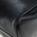 LOUIS VUITTON Epi Keepall 45 Boston Bag Noir M42972 LV Auth 199174V-16