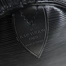 LOUIS VUITTON Epi Keepall 45 Boston Bag Noir M42972 LV Auth 199174V-17