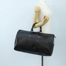 LOUIS VUITTON Epi Keepall 45 Boston Bag Noir M42972 LV Auth 199174V-20