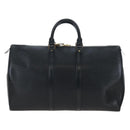 LOUIS VUITTON Epi Keepall 45 Boston Bag Noir M42972 LV Auth 199174V-2