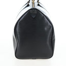 LOUIS VUITTON Epi Keepall 45 Boston Bag Noir M42972 LV Auth 199174V-4