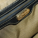 FENDI Zucca Canvas Boston Bag 2way Black Brown Auth 199177-24
