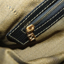 FENDI Zucca Canvas Boston Bag 2way Black Brown Auth 199177-25