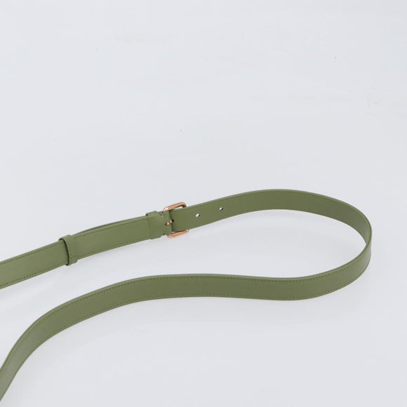 Christian Dior Lady Dior Hand Bag Beads 2way Green Gold Tone Auth 199181SM