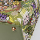 Christian Dior Lady Dior Hand Bag Beads 2way Green Gold Tone Auth 199181SM-12