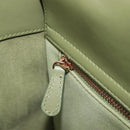 Christian Dior Lady Dior Hand Bag Beads 2way Green Gold Tone Auth 199181SM-24