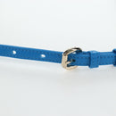 Christian Dior Lady Dior Hand Bag Beads 2way Blue Gold Tone Auth 199182SM-9