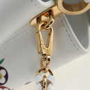 LOUIS VUITTON x TM Capucines EW Mini Leather 2way White M13246 Auth 199183SM-9
