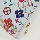 LOUIS VUITTON x TM Capucines EW Mini Leather 2way White M13246 Auth 199183SM-18