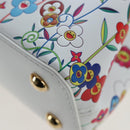 LOUIS VUITTON x TM Capucines EW Mini Leather 2way White M13246 Auth 199183SM-21