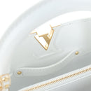 LOUIS VUITTON x TM Capucines EW Mini Leather 2way White M13246 Auth 199183SM-32