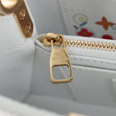 LOUIS VUITTON x TM Capucines EW Mini Leather 2way White M13246 Auth 199183SM-34