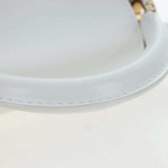 LOUIS VUITTON x TM Capucines EW Mini Leather 2way White M13246 Auth 199183SM