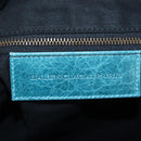BALENCIAGA The Twiggy Hand Bag Leather 2way Green 128523 Auth 199185V-26