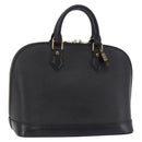 LOUIS VUITTON Epi Alma Hand Bag Noir Black M52142 LV Auth 199187V-1