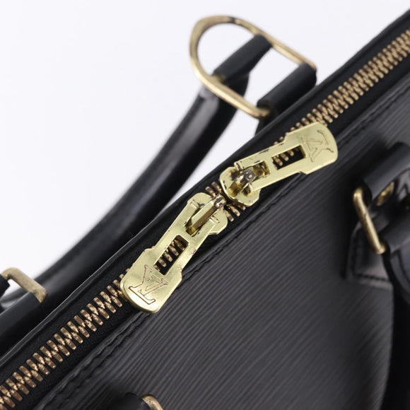 LOUIS VUITTON Epi Alma Hand Bag Noir Black M52142 LV Auth 199187V
