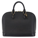 LOUIS VUITTON Epi Alma Hand Bag Noir Black M52142 LV Auth 199187V-13