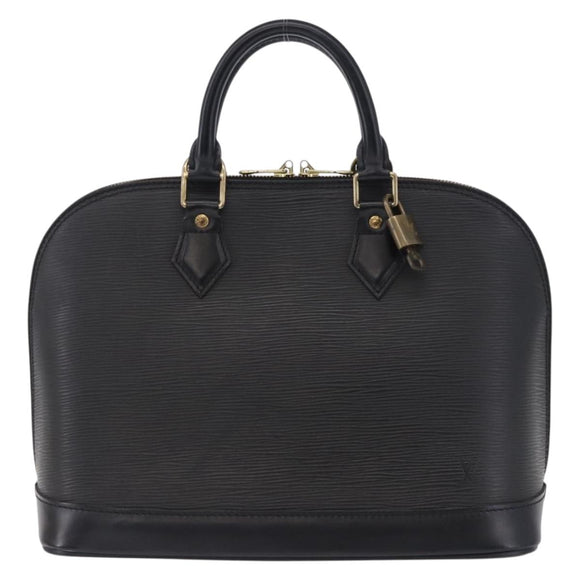 LOUIS VUITTON Epi Alma Hand Bag Noir Black M52142 LV Auth 199187V