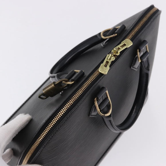 LOUIS VUITTON Epi Alma Hand Bag Noir Black M52142 LV Auth 199187V