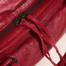 BALENCIAGA The City Hand Bag Leather Red 115748 Auth 199189V-20