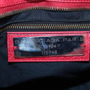 BALENCIAGA The City Hand Bag Leather Red 115748 Auth 199189V-22
