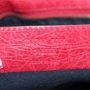 BALENCIAGA The City Hand Bag Leather Red 115748 Auth 199189V-28