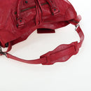 BALENCIAGA The City Hand Bag Leather Red 115748 Auth 199189V-9