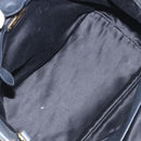 Miu Miu Hand Bag Leather 2way Black Gold Auth 199190A-18
