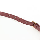 Miu Miu Hand Bag Leather 2way Pink Gold Auth 199193V-18
