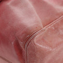 Miu Miu Hand Bag Vitello Lux Leather 2way Pink Gold Auth 199199V-17