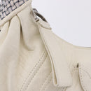 FENDI Spy Bag Shoulder Bag Leather White Auth 199204V-8