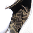 FENDI Spy Bag Shoulder Bag Leather White Auth 199204V-22