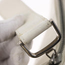 FENDI Spy Bag Shoulder Bag Leather White Auth 199204V-9