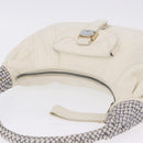 FENDI Spy Bag Shoulder Bag Leather White Auth 199204V-6