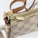 LOUIS VUITTON Damier Azur Eva Shoulder Bag 2way N55214 LV Auth 199205-10