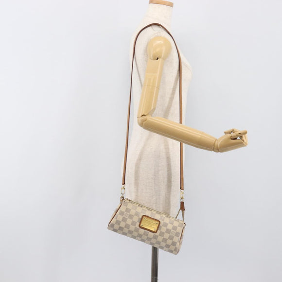 LOUIS VUITTON Damier Azur Eva Shoulder Bag 2way N55214 LV Auth 199205