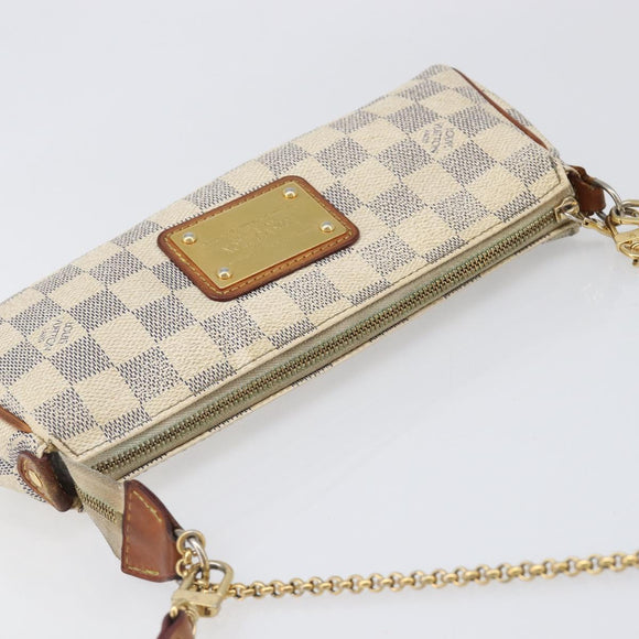 LOUIS VUITTON Damier Azur Eva Shoulder Bag 2way N55214 LV Auth 199205