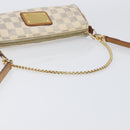 LOUIS VUITTON Damier Azur Eva Shoulder Bag 2way N55214 LV Auth 199205-7